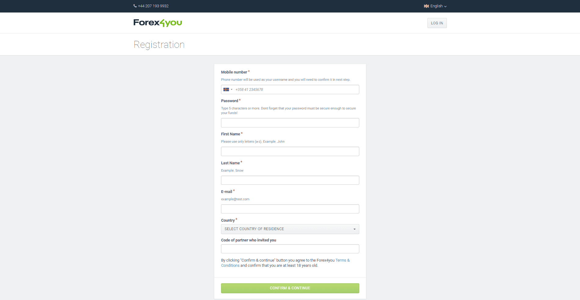 Forex4you Review account opening info Forex4you Review account opening info
